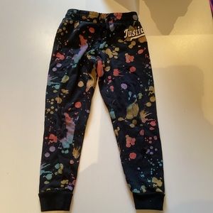 Justice Matching Tie- Dye Joggers and Sweatshirt Set